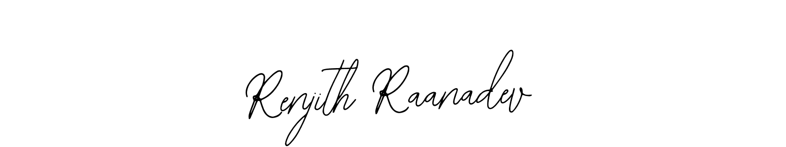 Design your own signature with our free online signature maker. With this signature software, you can create a handwritten (Bearetta-2O07w) signature for name Renjith Raanadev. Renjith Raanadev signature style 12 images and pictures png
