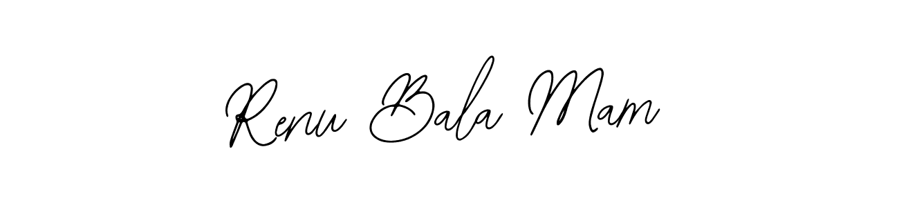 if you are searching for the best signature style for your name Renu Bala Mam. so please give up your signature search. here we have designed multiple signature styles  using Bearetta-2O07w. Renu Bala Mam signature style 12 images and pictures png