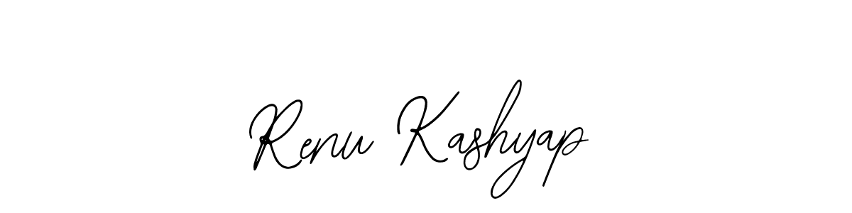 How to make Renu Kashyap name signature. Use Bearetta-2O07w style for creating short signs online. This is the latest handwritten sign. Renu Kashyap signature style 12 images and pictures png