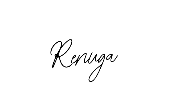 You should practise on your own different ways (Bearetta-2O07w) to write your name (Renuga) in signature. don't let someone else do it for you. Renuga signature style 12 images and pictures png