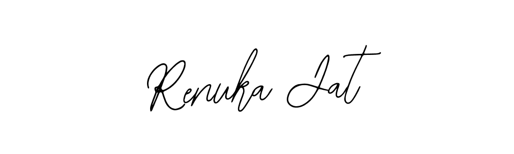 if you are searching for the best signature style for your name Renuka Jat. so please give up your signature search. here we have designed multiple signature styles  using Bearetta-2O07w. Renuka Jat signature style 12 images and pictures png