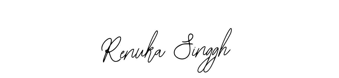 This is the best signature style for the Renuka Singgh name. Also you like these signature font (Bearetta-2O07w). Mix name signature. Renuka Singgh signature style 12 images and pictures png