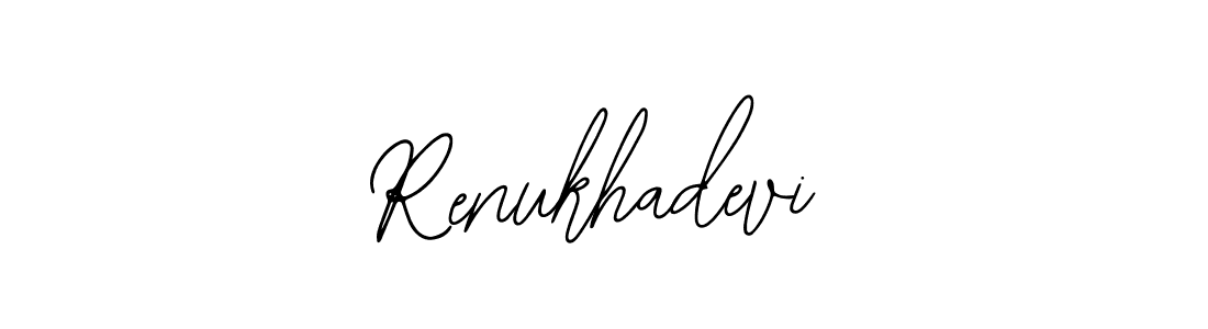 You should practise on your own different ways (Bearetta-2O07w) to write your name (Renukhadevi) in signature. don't let someone else do it for you. Renukhadevi signature style 12 images and pictures png