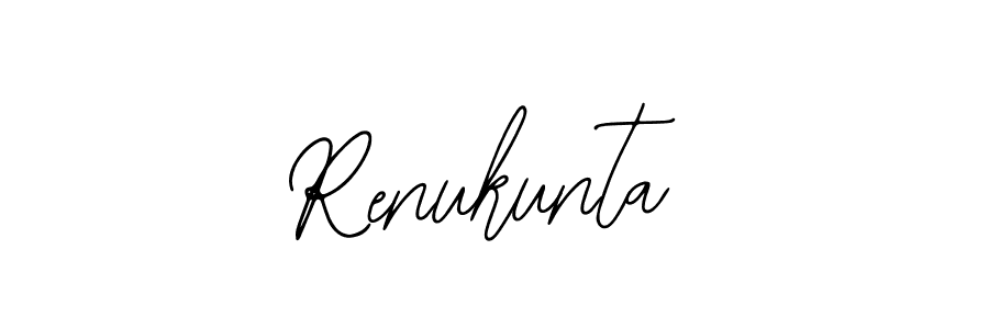 How to make Renukunta signature? Bearetta-2O07w is a professional autograph style. Create handwritten signature for Renukunta name. Renukunta signature style 12 images and pictures png