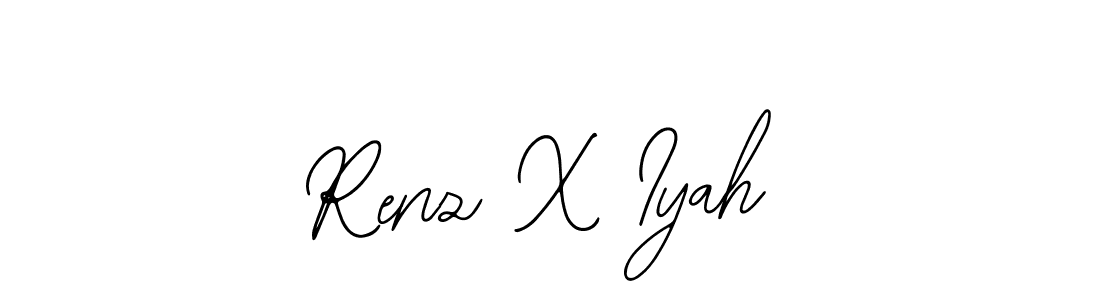 Similarly Bearetta-2O07w is the best handwritten signature design. Signature creator online .You can use it as an online autograph creator for name Renz X Iyah. Renz X Iyah signature style 12 images and pictures png