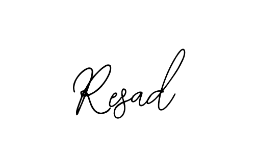 How to make Resad signature? Bearetta-2O07w is a professional autograph style. Create handwritten signature for Resad name. Resad signature style 12 images and pictures png