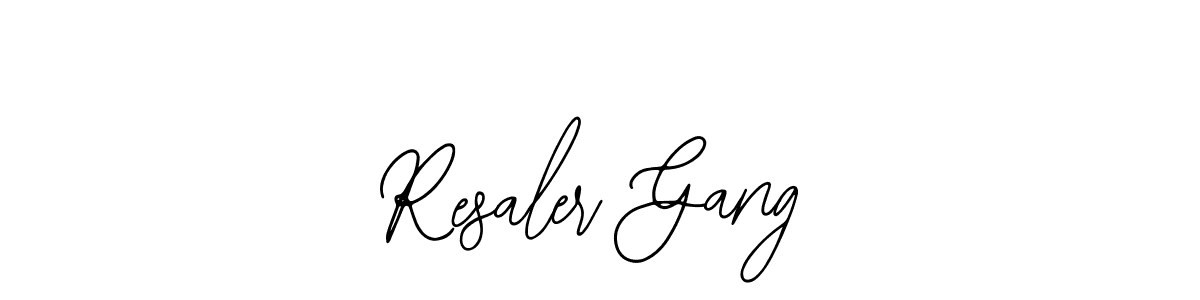 Use a signature maker to create a handwritten signature online. With this signature software, you can design (Bearetta-2O07w) your own signature for name Resaler Gang. Resaler Gang signature style 12 images and pictures png