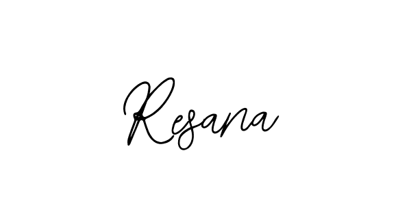Bearetta-2O07w is a professional signature style that is perfect for those who want to add a touch of class to their signature. It is also a great choice for those who want to make their signature more unique. Get Resana name to fancy signature for free. Resana signature style 12 images and pictures png