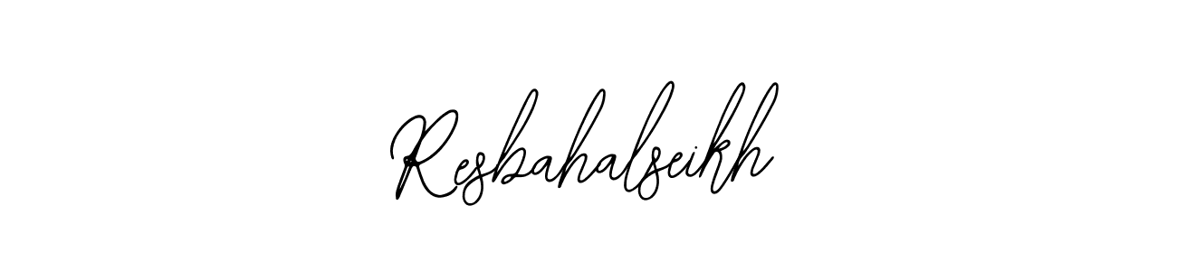 Create a beautiful signature design for name Resbahalseikh. With this signature (Bearetta-2O07w) fonts, you can make a handwritten signature for free. Resbahalseikh signature style 12 images and pictures png