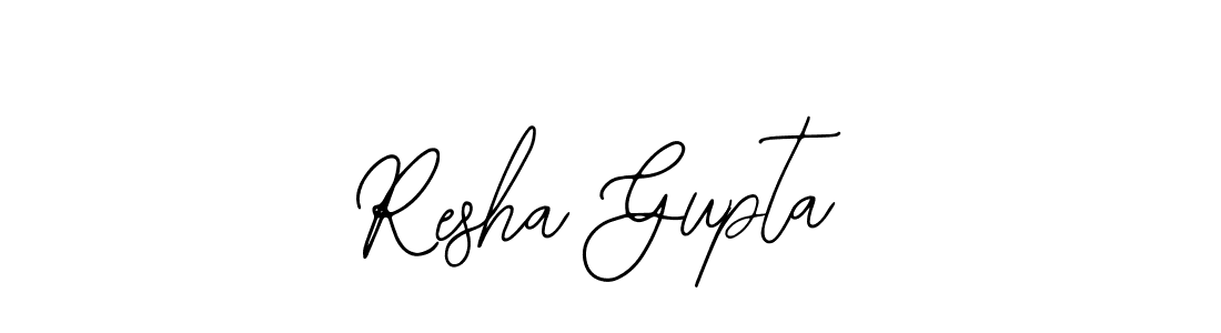 Make a beautiful signature design for name Resha Gupta. Use this online signature maker to create a handwritten signature for free. Resha Gupta signature style 12 images and pictures png