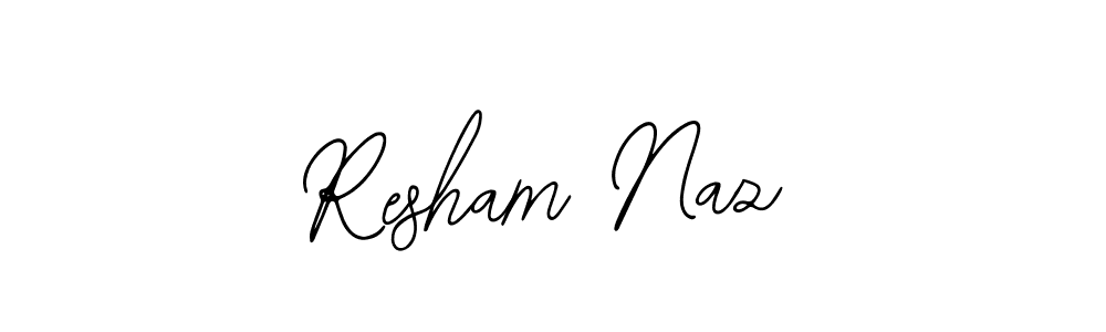 if you are searching for the best signature style for your name Resham Naz. so please give up your signature search. here we have designed multiple signature styles  using Bearetta-2O07w. Resham Naz signature style 12 images and pictures png