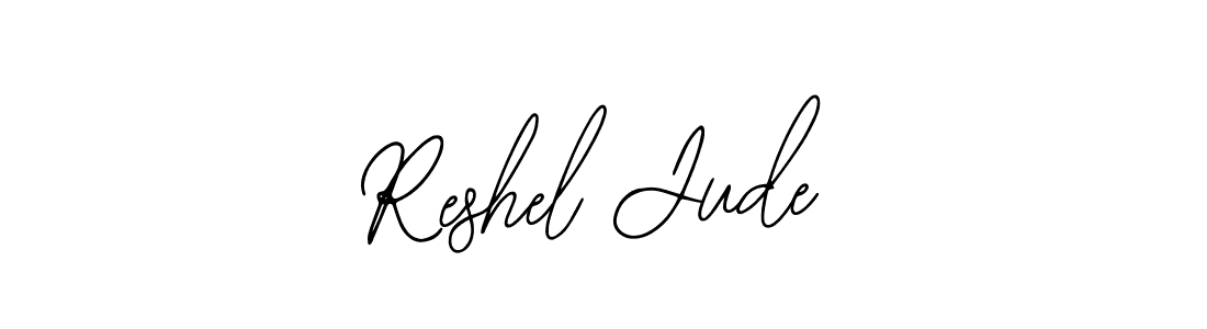 Design your own signature with our free online signature maker. With this signature software, you can create a handwritten (Bearetta-2O07w) signature for name Reshel Jude. Reshel Jude signature style 12 images and pictures png