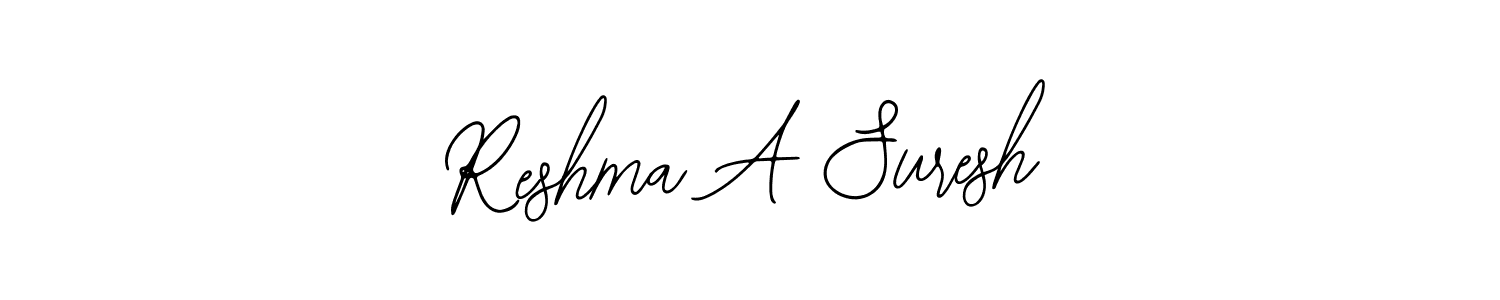 It looks lik you need a new signature style for name Reshma A Suresh. Design unique handwritten (Bearetta-2O07w) signature with our free signature maker in just a few clicks. Reshma A Suresh signature style 12 images and pictures png