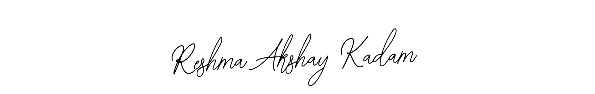 Make a beautiful signature design for name Reshma Akshay Kadam. Use this online signature maker to create a handwritten signature for free. Reshma Akshay Kadam signature style 12 images and pictures png