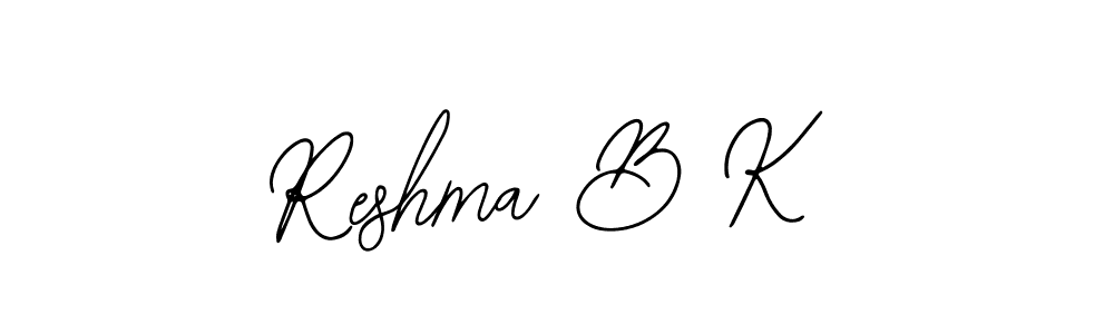 Reshma B K stylish signature style. Best Handwritten Sign (Bearetta-2O07w) for my name. Handwritten Signature Collection Ideas for my name Reshma B K. Reshma B K signature style 12 images and pictures png