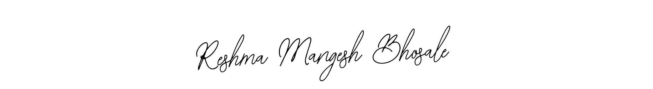 Also we have Reshma Mangesh Bhosale name is the best signature style. Create professional handwritten signature collection using Bearetta-2O07w autograph style. Reshma Mangesh Bhosale signature style 12 images and pictures png