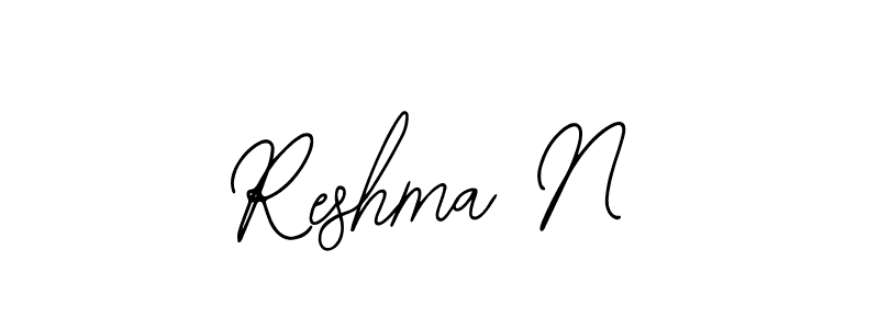 Bearetta-2O07w is a professional signature style that is perfect for those who want to add a touch of class to their signature. It is also a great choice for those who want to make their signature more unique. Get Reshma N name to fancy signature for free. Reshma N signature style 12 images and pictures png