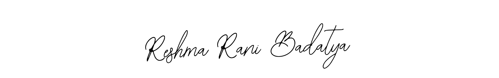 The best way (Bearetta-2O07w) to make a short signature is to pick only two or three words in your name. The name Reshma Rani Badatya include a total of six letters. For converting this name. Reshma Rani Badatya signature style 12 images and pictures png