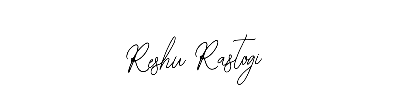 Use a signature maker to create a handwritten signature online. With this signature software, you can design (Bearetta-2O07w) your own signature for name Reshu Rastogi. Reshu Rastogi signature style 12 images and pictures png