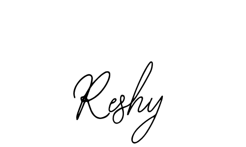 Reshy stylish signature style. Best Handwritten Sign (Bearetta-2O07w) for my name. Handwritten Signature Collection Ideas for my name Reshy. Reshy signature style 12 images and pictures png