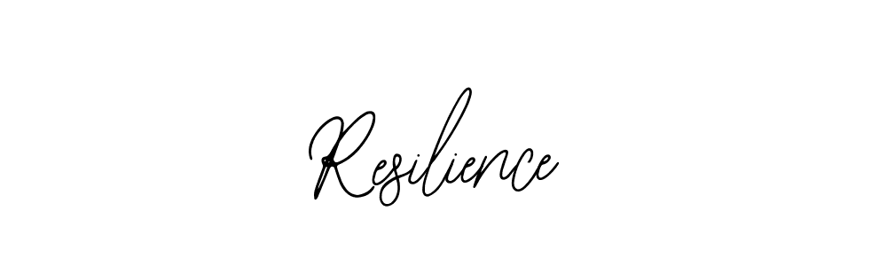 Design your own signature with our free online signature maker. With this signature software, you can create a handwritten (Bearetta-2O07w) signature for name Resilience. Resilience signature style 12 images and pictures png