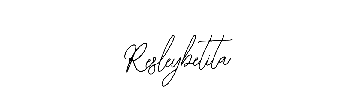 See photos of Resleybetita official signature by Spectra . Check more albums & portfolios. Read reviews & check more about Bearetta-2O07w font. Resleybetita signature style 12 images and pictures png