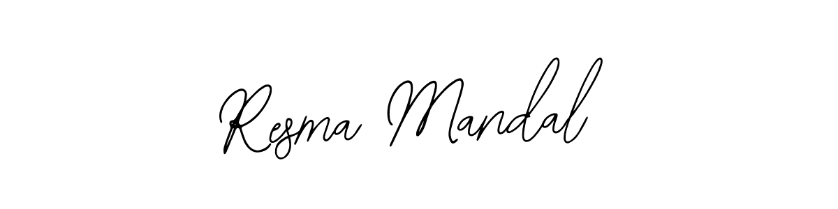 if you are searching for the best signature style for your name Resma Mandal. so please give up your signature search. here we have designed multiple signature styles  using Bearetta-2O07w. Resma Mandal signature style 12 images and pictures png