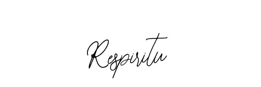 Respiritu stylish signature style. Best Handwritten Sign (Bearetta-2O07w) for my name. Handwritten Signature Collection Ideas for my name Respiritu. Respiritu signature style 12 images and pictures png