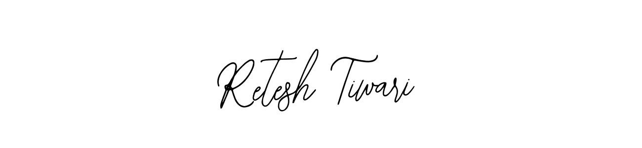 Make a beautiful signature design for name Retesh Tiwari. With this signature (Bearetta-2O07w) style, you can create a handwritten signature for free. Retesh Tiwari signature style 12 images and pictures png