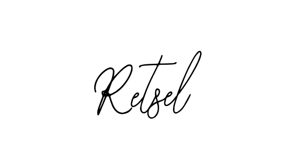 Make a beautiful signature design for name Retsel. Use this online signature maker to create a handwritten signature for free. Retsel signature style 12 images and pictures png