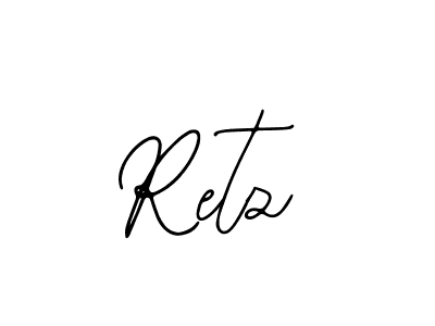 Make a beautiful signature design for name Retz. Use this online signature maker to create a handwritten signature for free. Retz signature style 12 images and pictures png