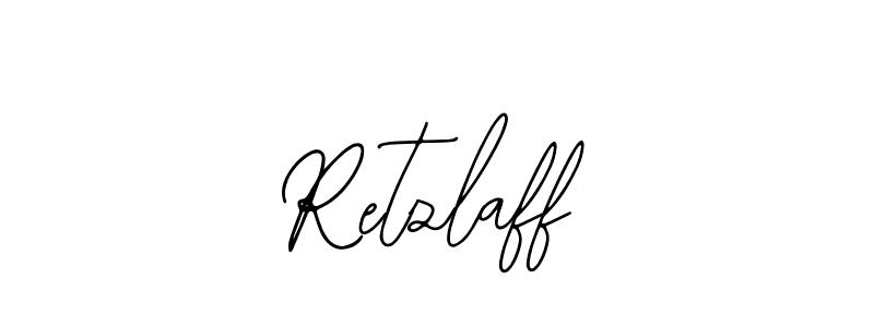 Make a beautiful signature design for name Retzlaff. Use this online signature maker to create a handwritten signature for free. Retzlaff signature style 12 images and pictures png