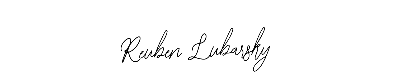 Use a signature maker to create a handwritten signature online. With this signature software, you can design (Bearetta-2O07w) your own signature for name Reuben Lubarsky. Reuben Lubarsky signature style 12 images and pictures png
