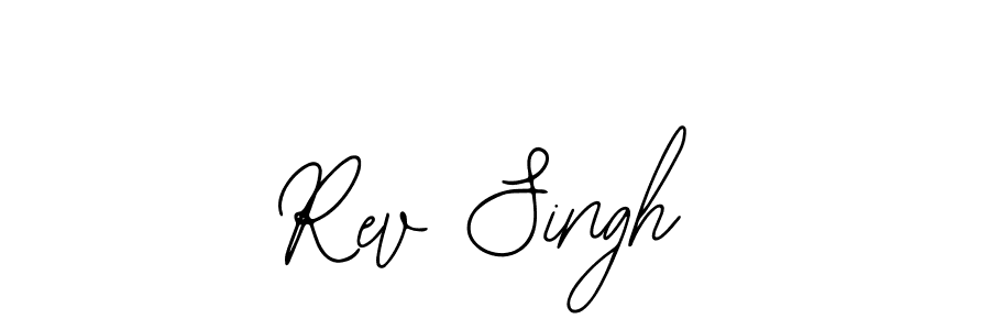 Create a beautiful signature design for name Rev Singh. With this signature (Bearetta-2O07w) fonts, you can make a handwritten signature for free. Rev Singh signature style 12 images and pictures png