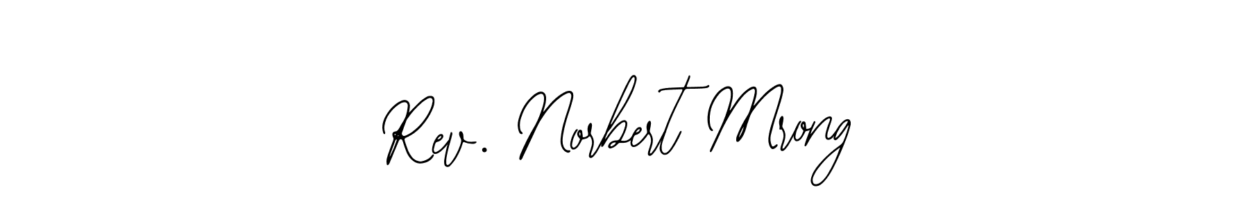 if you are searching for the best signature style for your name Rev. Norbert Mrong. so please give up your signature search. here we have designed multiple signature styles  using Bearetta-2O07w. Rev. Norbert Mrong signature style 12 images and pictures png