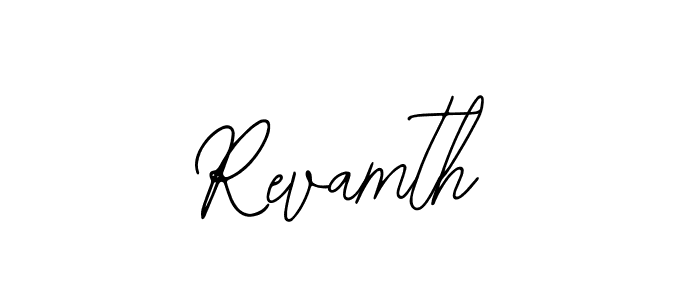 Revamth stylish signature style. Best Handwritten Sign (Bearetta-2O07w) for my name. Handwritten Signature Collection Ideas for my name Revamth. Revamth signature style 12 images and pictures png