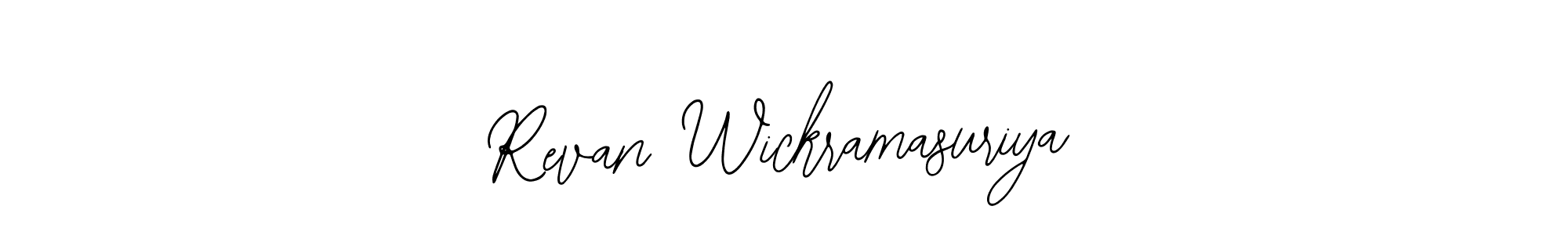 Make a beautiful signature design for name Revan Wickramasuriya. With this signature (Bearetta-2O07w) style, you can create a handwritten signature for free. Revan Wickramasuriya signature style 12 images and pictures png