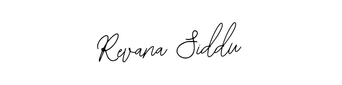 Make a beautiful signature design for name Revana Siddu. With this signature (Bearetta-2O07w) style, you can create a handwritten signature for free. Revana Siddu signature style 12 images and pictures png