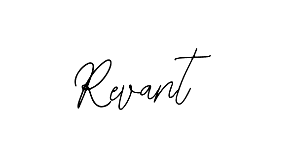 How to make Revant signature? Bearetta-2O07w is a professional autograph style. Create handwritten signature for Revant name. Revant signature style 12 images and pictures png