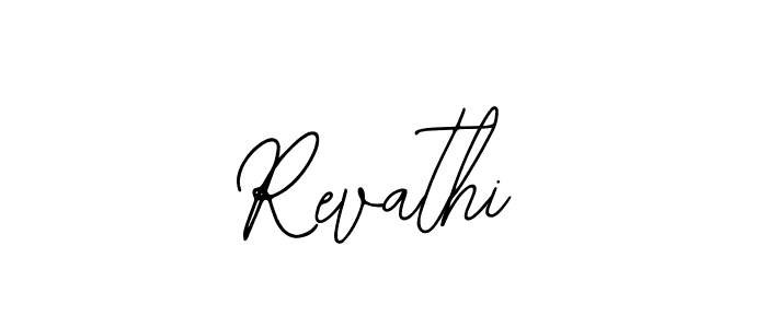 Use a signature maker to create a handwritten signature online. With this signature software, you can design (Bearetta-2O07w) your own signature for name Revathi. Revathi signature style 12 images and pictures png