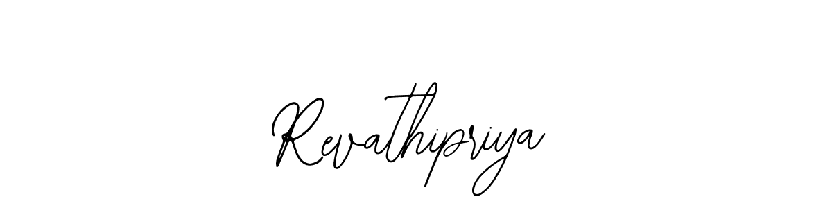 How to make Revathipriya name signature. Use Bearetta-2O07w style for creating short signs online. This is the latest handwritten sign. Revathipriya signature style 12 images and pictures png