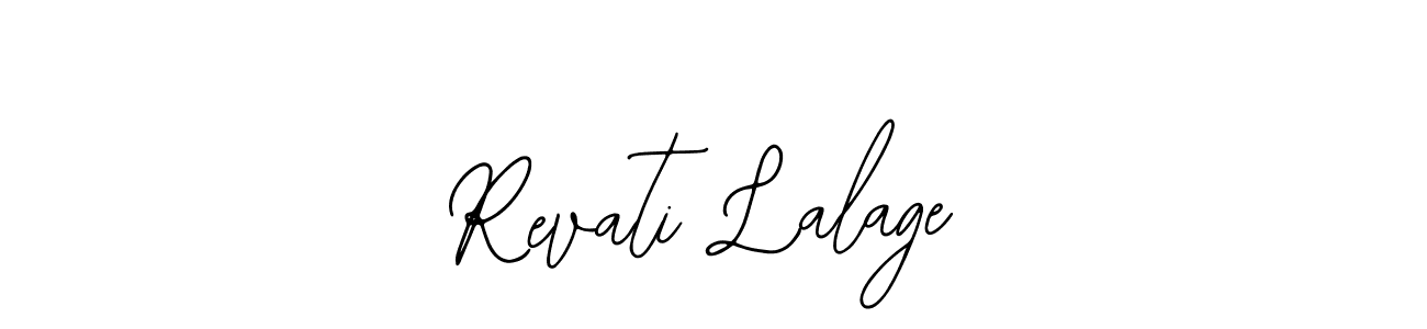 Use a signature maker to create a handwritten signature online. With this signature software, you can design (Bearetta-2O07w) your own signature for name Revati Lalage. Revati Lalage signature style 12 images and pictures png