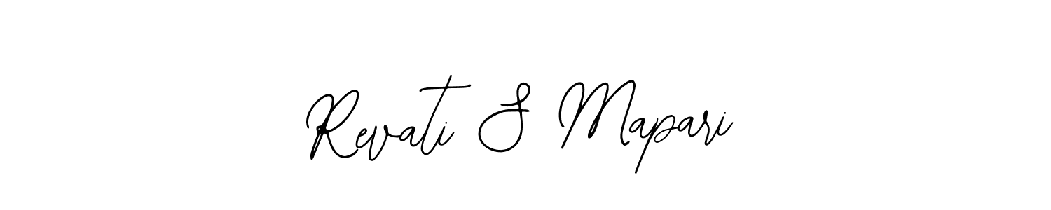 Make a short Revati S Mapari signature style. Manage your documents anywhere anytime using Bearetta-2O07w. Create and add eSignatures, submit forms, share and send files easily. Revati S Mapari signature style 12 images and pictures png