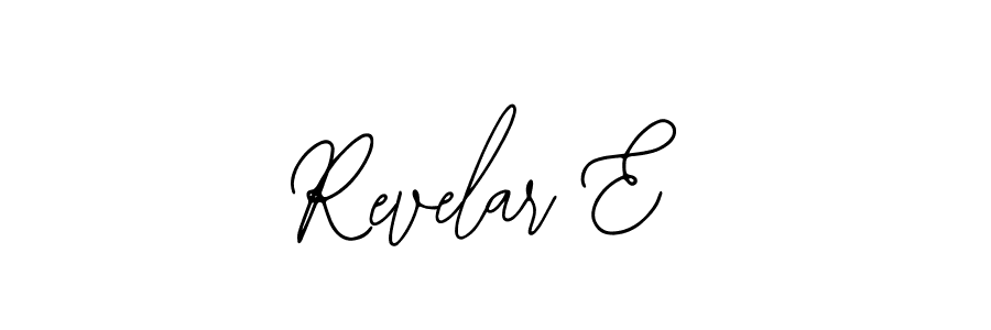 How to make Revelar E signature? Bearetta-2O07w is a professional autograph style. Create handwritten signature for Revelar E name. Revelar E signature style 12 images and pictures png