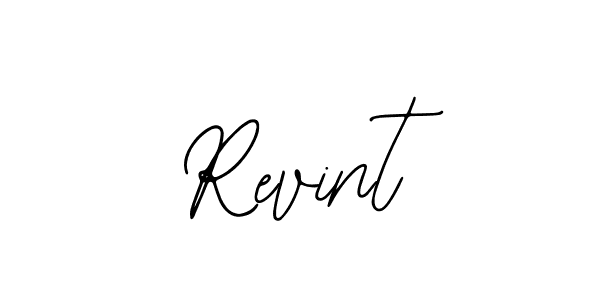 How to make Revint signature? Bearetta-2O07w is a professional autograph style. Create handwritten signature for Revint name. Revint signature style 12 images and pictures png