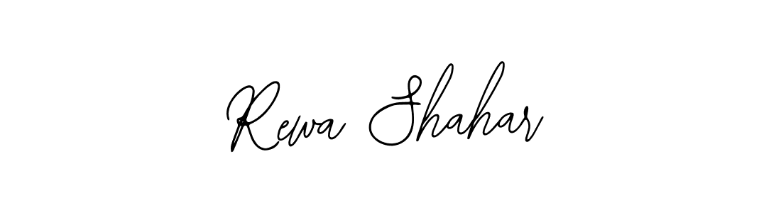 Use a signature maker to create a handwritten signature online. With this signature software, you can design (Bearetta-2O07w) your own signature for name Rewa Shahar. Rewa Shahar signature style 12 images and pictures png