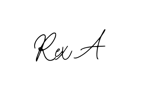 Make a beautiful signature design for name Rex A. Use this online signature maker to create a handwritten signature for free. Rex A signature style 12 images and pictures png