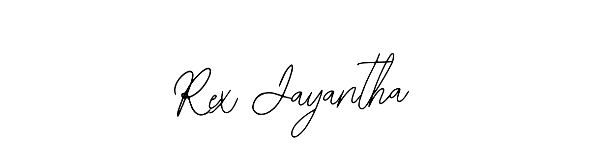 You should practise on your own different ways (Bearetta-2O07w) to write your name (Rex Jayantha) in signature. don't let someone else do it for you. Rex Jayantha signature style 12 images and pictures png