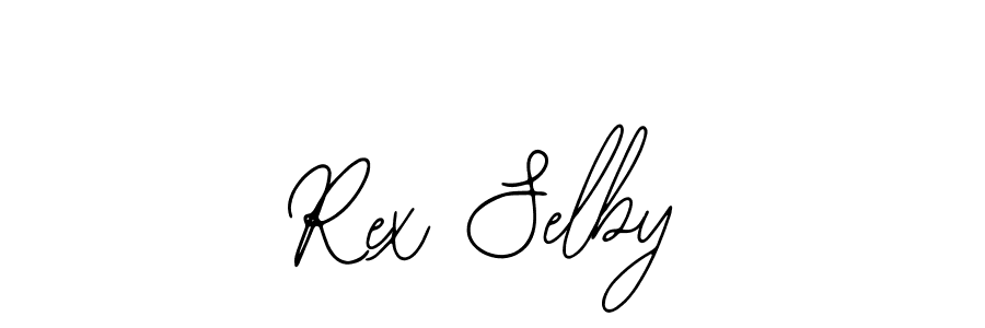 Design your own signature with our free online signature maker. With this signature software, you can create a handwritten (Bearetta-2O07w) signature for name Rex Selby. Rex Selby signature style 12 images and pictures png