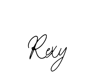 if you are searching for the best signature style for your name Rexy. so please give up your signature search. here we have designed multiple signature styles  using Bearetta-2O07w. Rexy signature style 12 images and pictures png